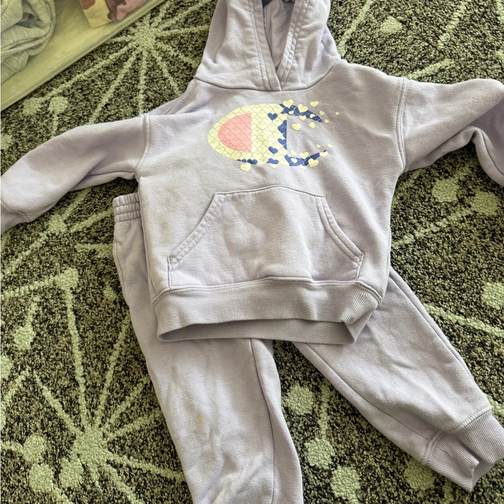Champion Kids' Lavender Jogger Set